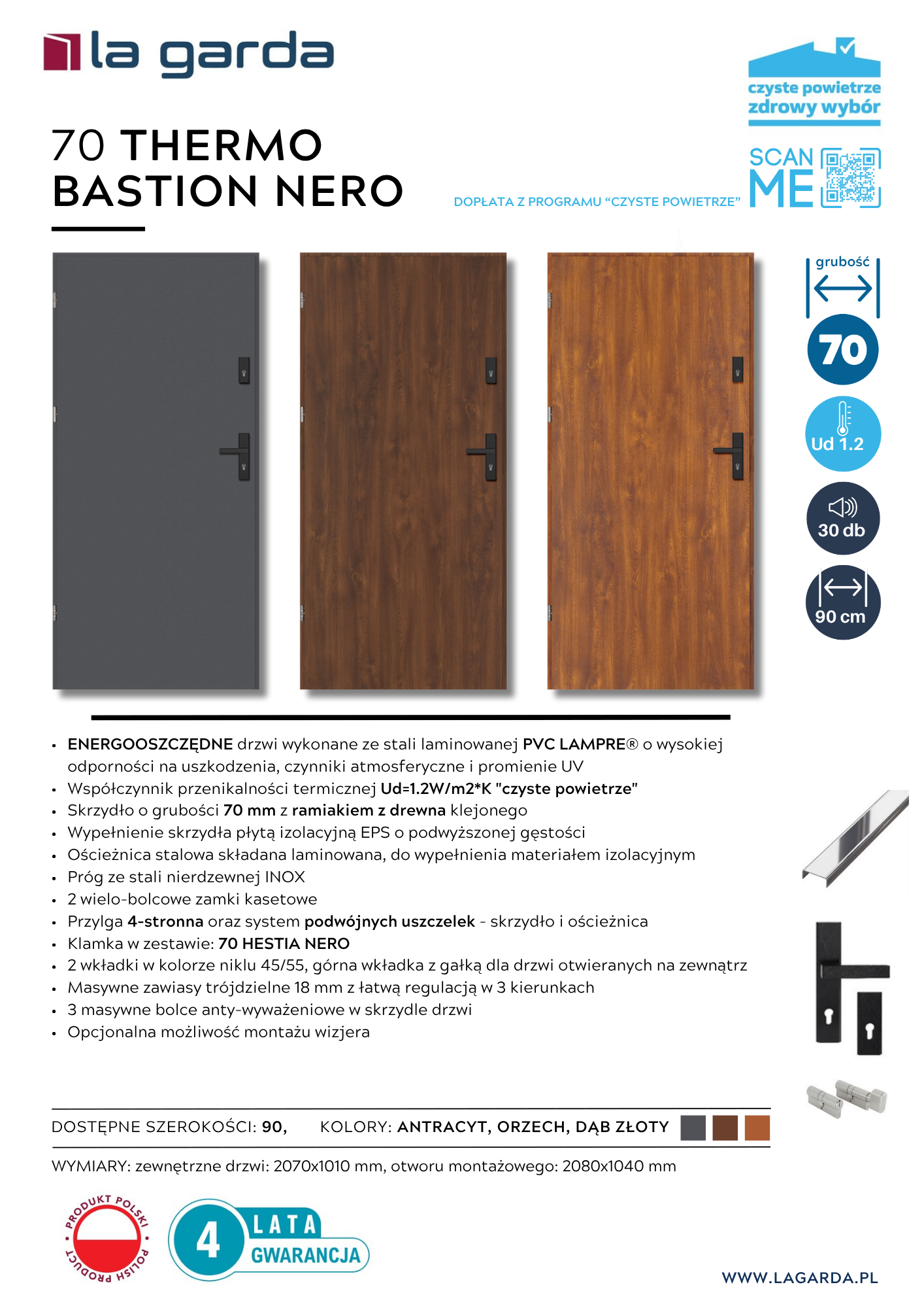 Fiszka 70 THERMO BASTION NERO