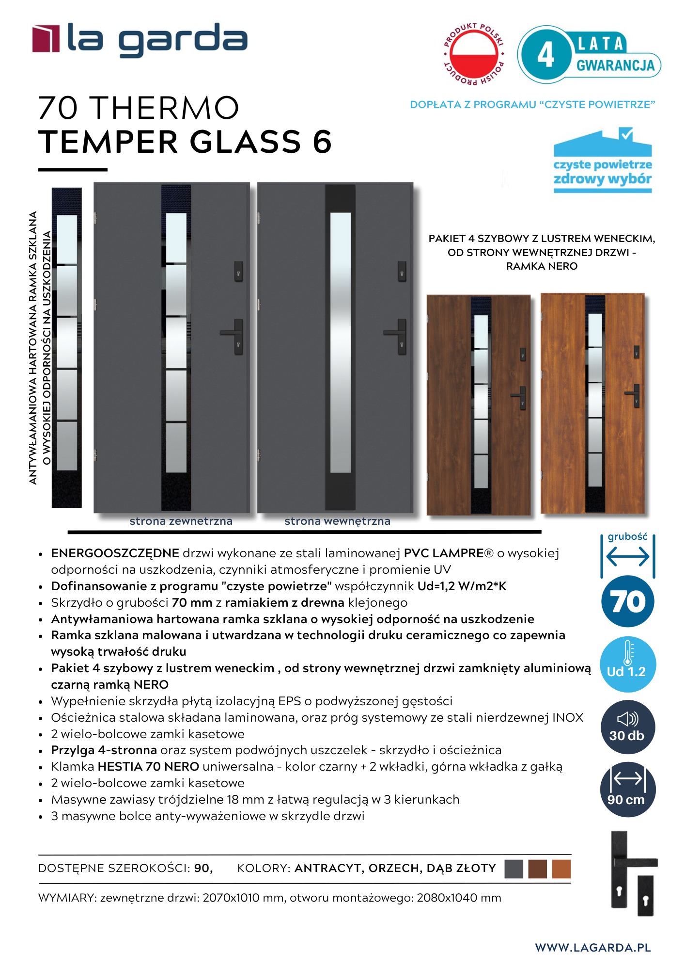 Fiszka 70 THERMO TEMPER GLASS 6