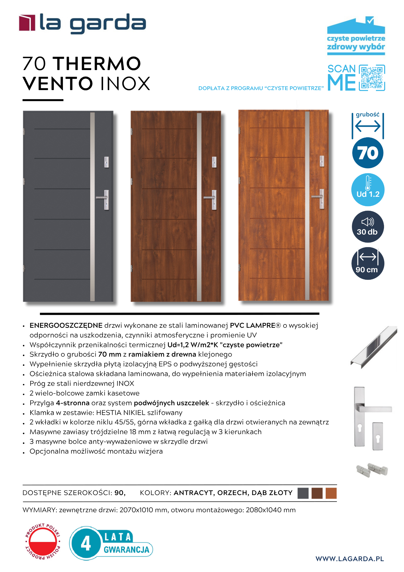 Fiszka 70 THERMO VENTO INOX