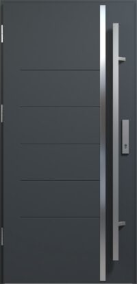 90 THERMO PASIVE BERGEN LONGLINE Z ANTABĄ 170 CM Antracyt