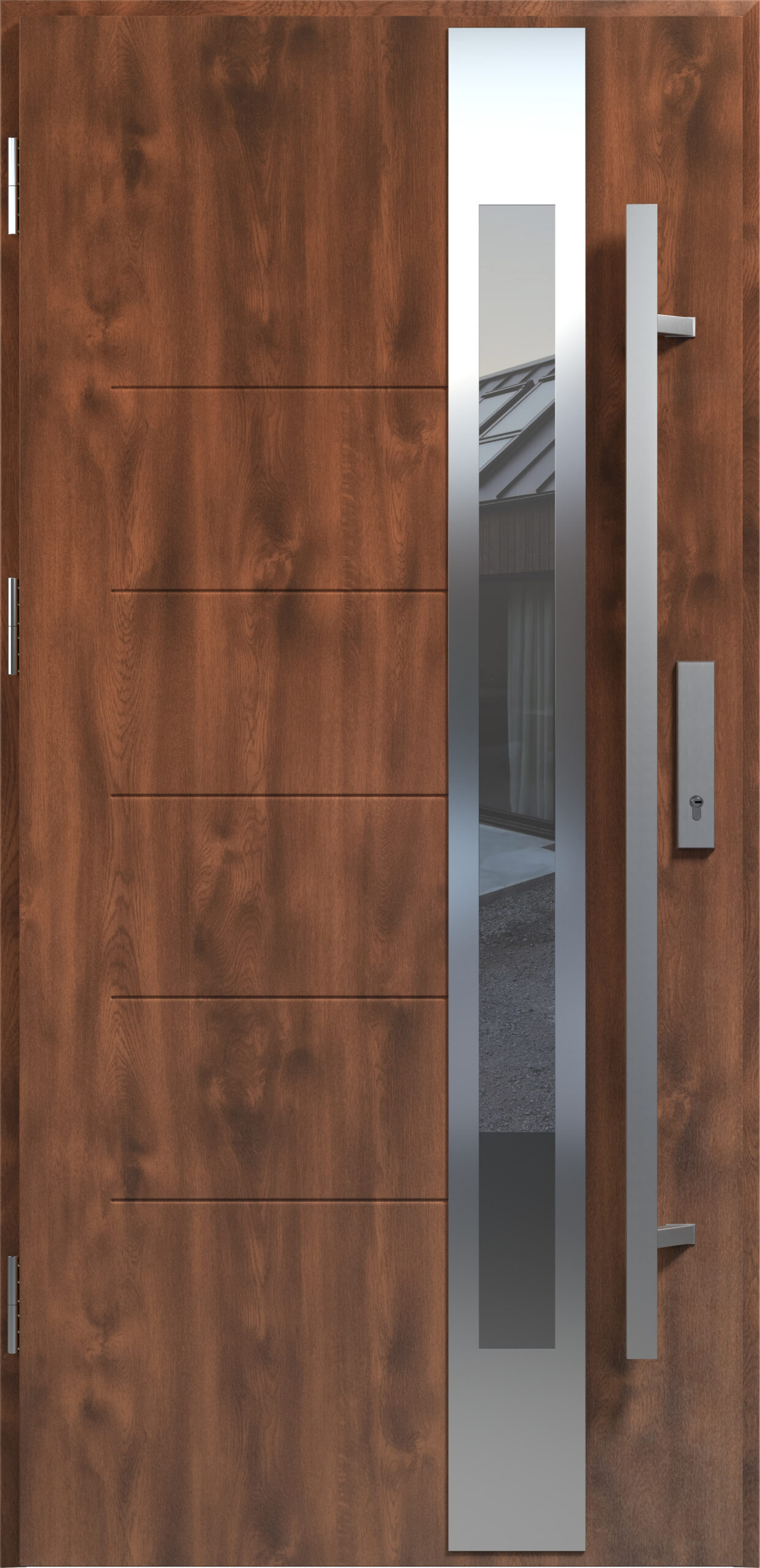 90 THERMO PASIVE BERGEN INOX L.WE antaba 150 cm Orzech