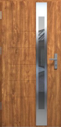 90 THERMO PASIVE BERGEN INOX L.WE Dąb Złoty