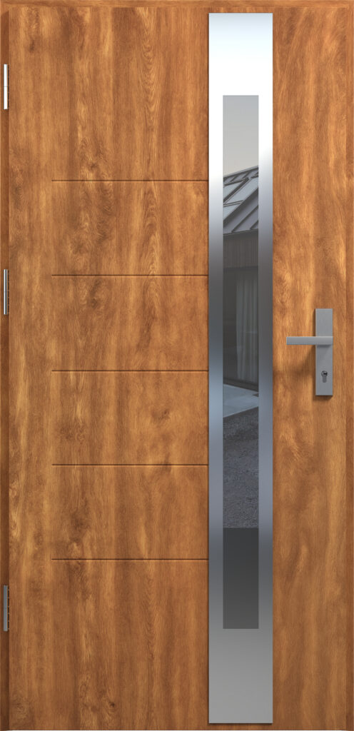 90 THERMO PASIVE BERGEN INOX L.WE Dąb Złoty