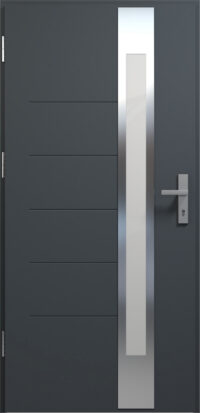 90 THERMO PASIVE BERGEN INOX MAT Antracyt