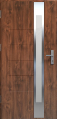 90 THERMO PASIVE BERGEN INOX MAT Orzech