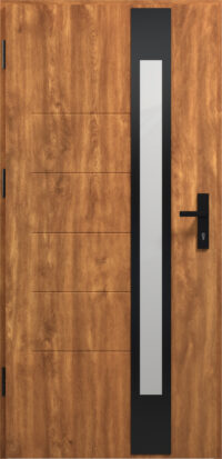 90 THERMO PASIVE BERGEN NERO MAT Dąb Złoty