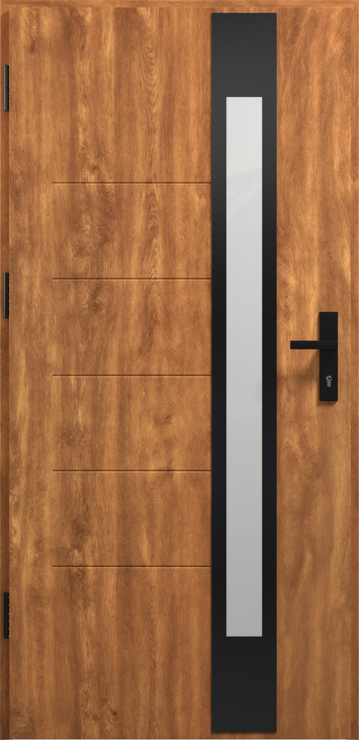 90 THERMO PASIVE BERGEN NERO MAT Dąb Złoty