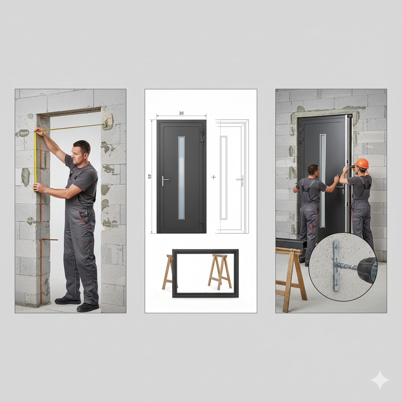 Jak dopasować wymiary drzwi zewnętrznych do otworu w murze?