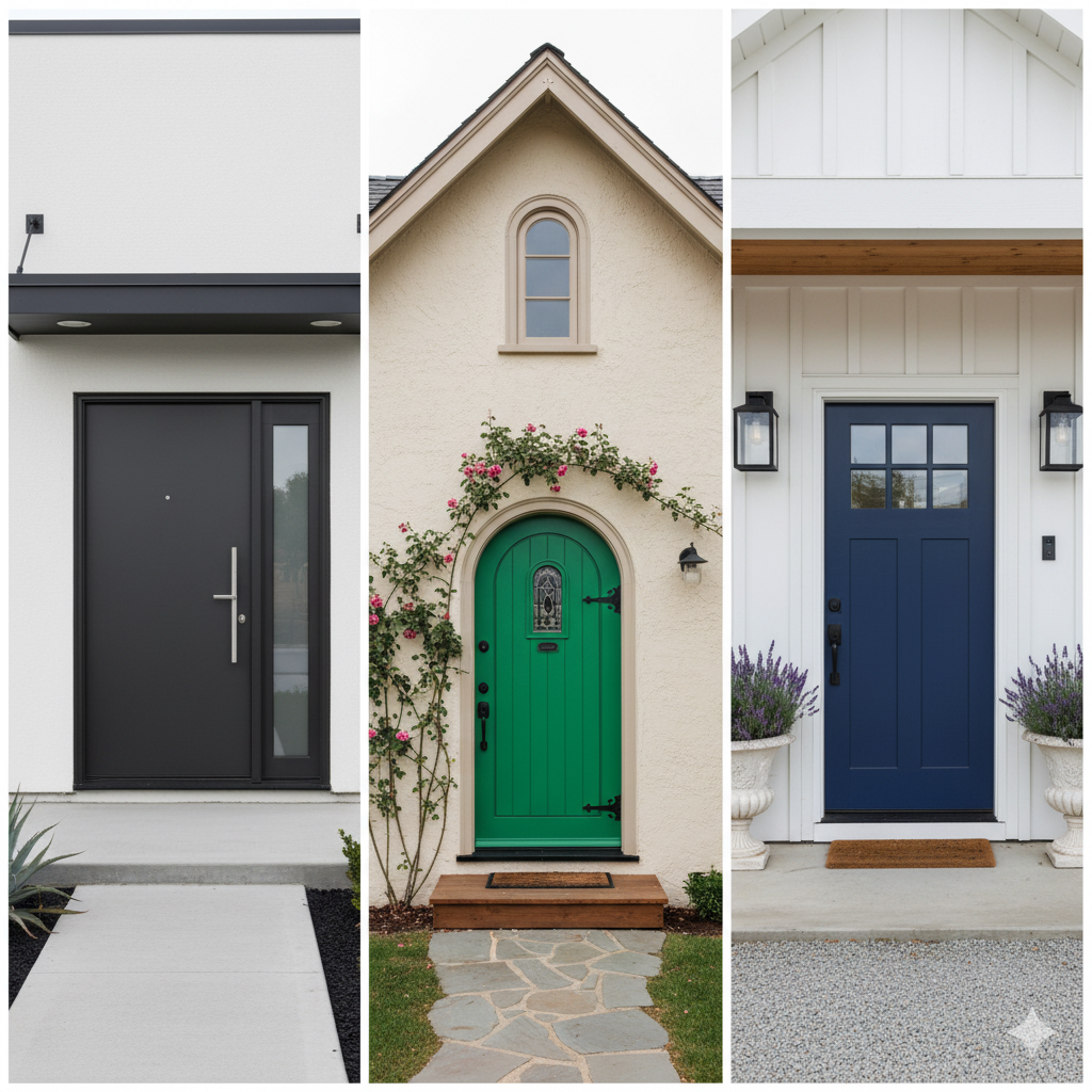 Jak dobrać kolor drzwi do elewacji i stylu budynku?