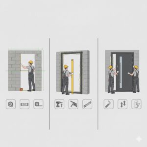 Jak prawidłowo zamontować drzwi zewnętrzne krok po kroku?