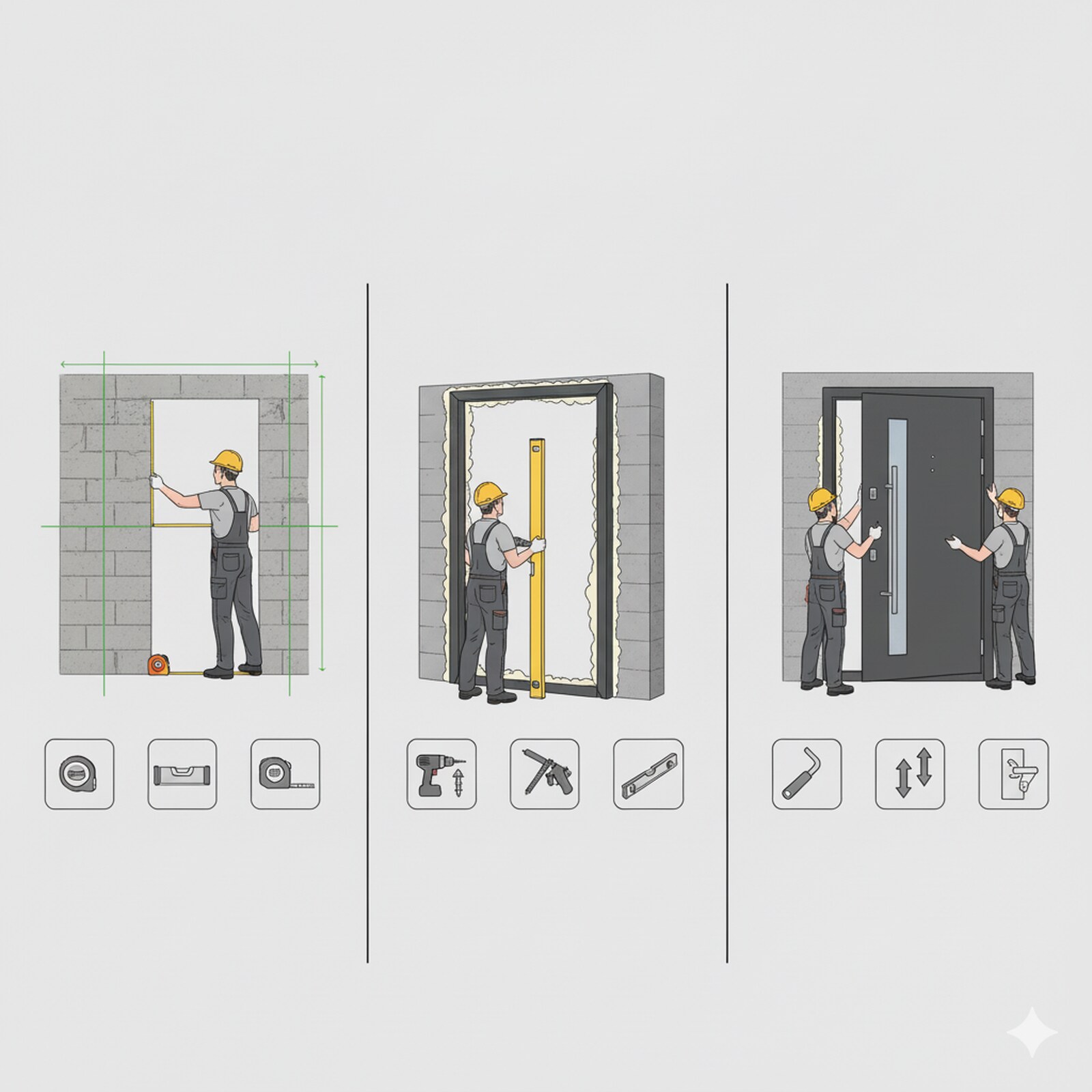 Jak prawidłowo zamontować drzwi zewnętrzne krok po kroku?