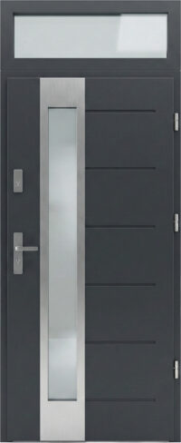 72 THERMO BREMA INOX Antracyt z górnym doświetlem