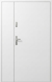 drzwi 72 THERMO PAX Biały ze strukturą Dwuskrzydłowe