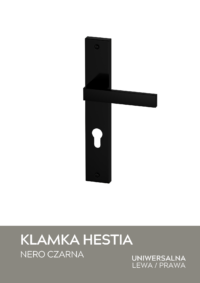 KLAMKA HESTIA NERO czarna