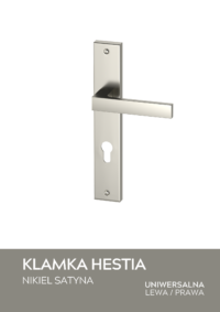 KLAMKA HESTIA NIKIEL SATYNA
