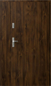 drzwi 72 THERMO PAX Orzech Dwuskrzydłowe