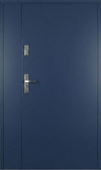 drzwi 72 THERMO PAX Niebieskie Dwuskrzydłowe