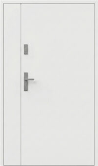 drzwi 72 THERMO PAX Biały ze strukturą Dwuskrzydłowe